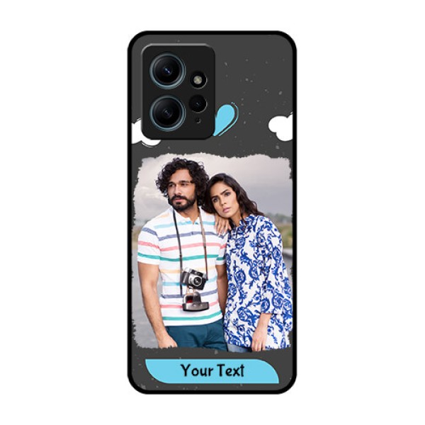 Redmi Note 12 4G Custom Glass Phone CaseSplashes With Love Doodles Design Redmi Note 12 4G Custom Glass Phone CaseSplashes With Love Doodles Design
