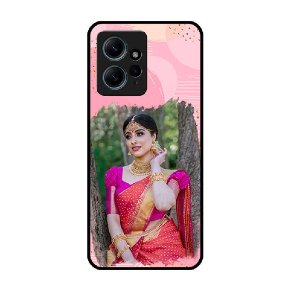 Redmi Note 12 4G Custom Glass Phone CaseGold Glitter Splash Design Redmi Note 12 4G Custom Glass Phone CaseGold Glitter Splash Design