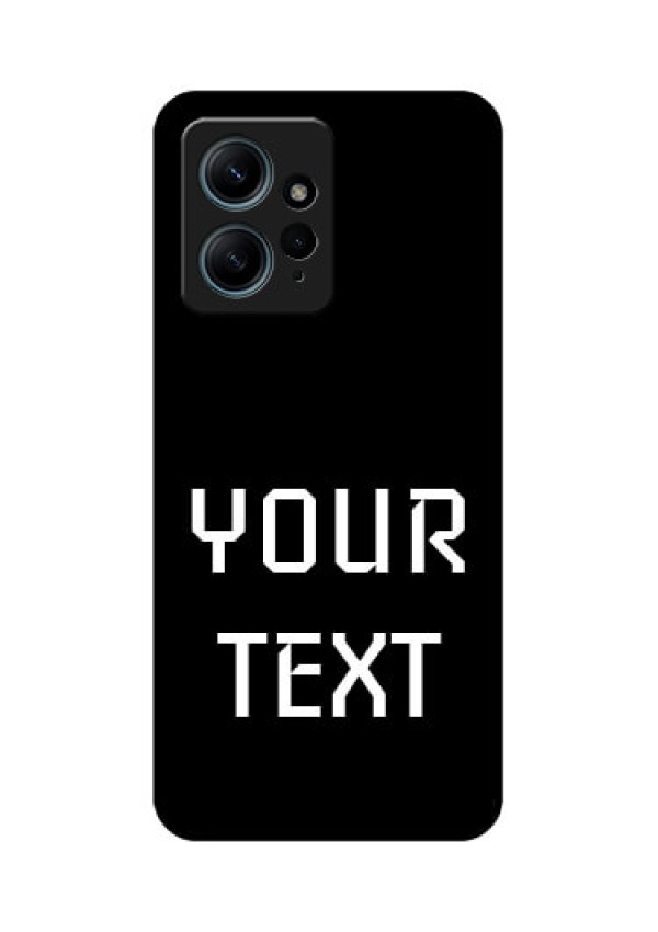 Redmi Note 12 4G Custom Glass Phone CaseYour Name Design
