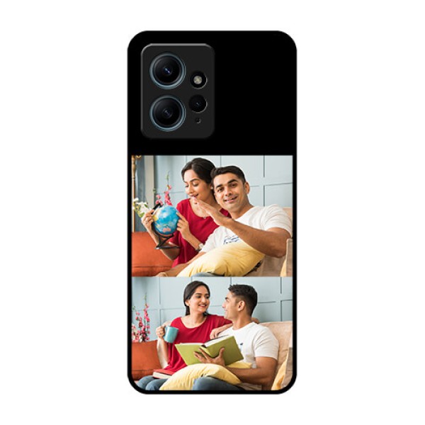Redmi Note 12 4G Custom Glass Phone Case2 Images Design