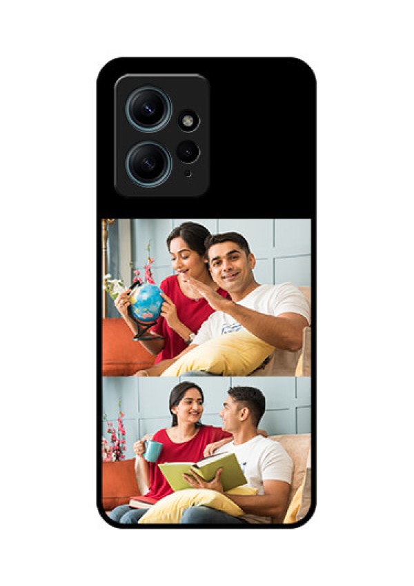 Redmi Note 12 4G Custom Glass Phone Case2 Images Design