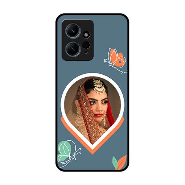 Redmi Note 12 4G Custom Glass Phone CaseDroplet Butterflies Design Redmi Note 12 4G Custom Glass Phone CaseDroplet Butterflies Design