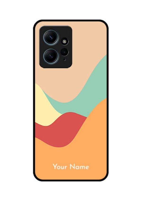 Redmi Note 12 4G Custom Glass Phone CaseOcean Waves Multi - Colour Design