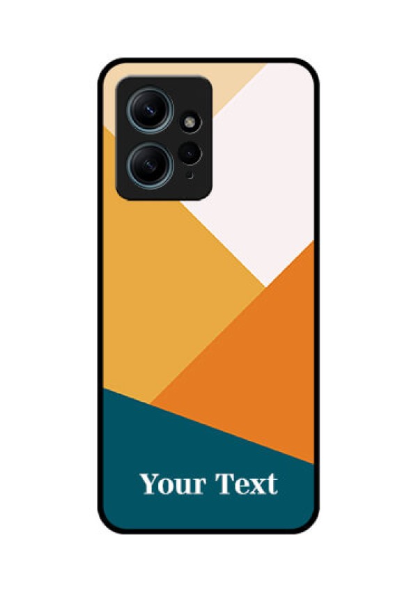 Redmi Note 12 4G Custom Glass Phone CaseStacked Multi - Colour Design