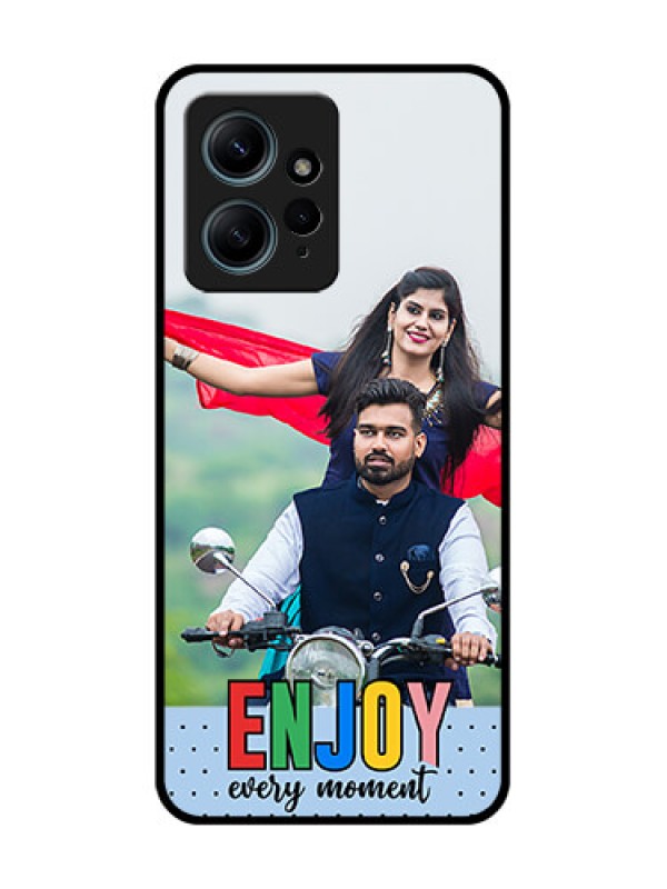 Custom Redmi Note 12 4G Custom Glass Phone CaseEnjoy Every Moment Design