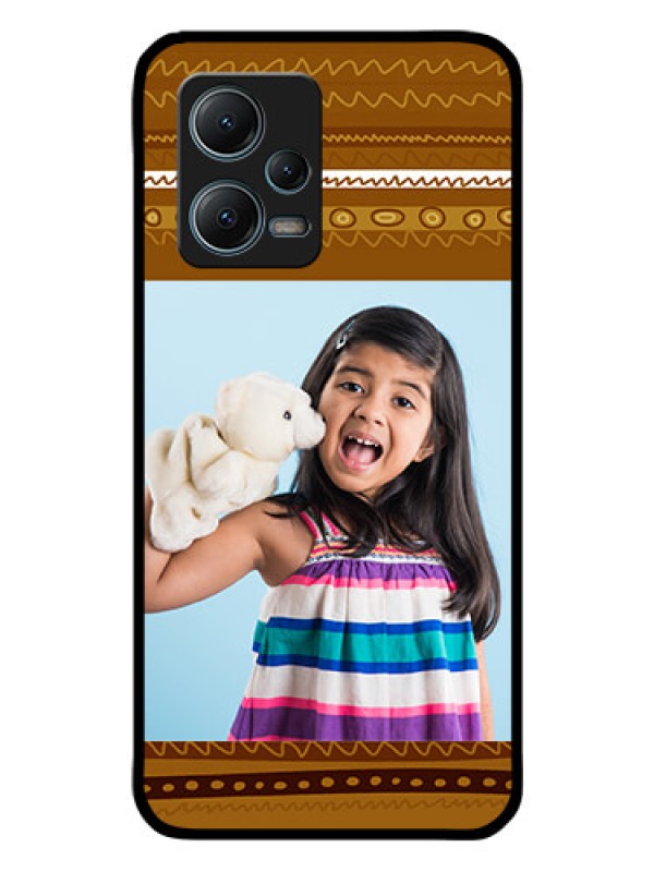 Custom Redmi Note 12 5G Custom Glass Phone Case - Friends Picture Upload Design