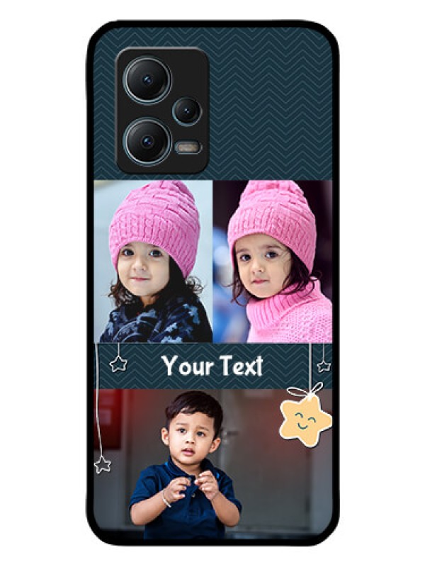 Custom Redmi Note 12 5G Custom Glass Mobile Case - Hanging Stars Design