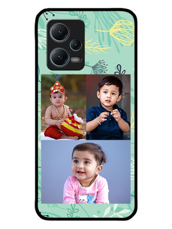 Custom Redmi Note 12 5G Photo Printing on Glass Case - Forever Family Design