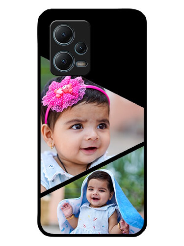 Custom Redmi Note 12 5G Custom Glass Phone Case - Semi Cut Design