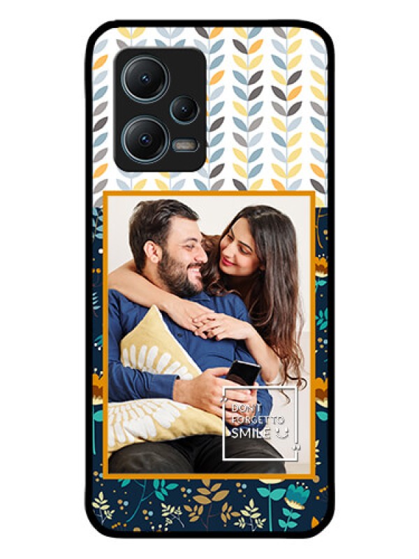 Custom Redmi Note 12 5G Custom Glass Mobile Case - Pattern Design