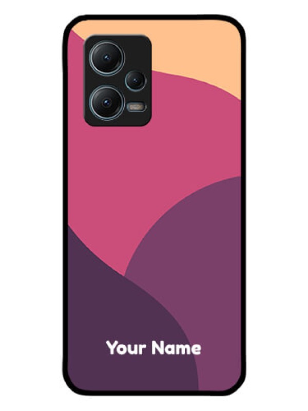 Custom Xiaomi Redmi Note 12 5G Custom Glass Phone Case - Mixed Multi-colour abstract art Design