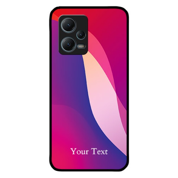 Xiaomi Redmi Note 12 5G Personalized Glass Phone Case - Digital abstract Overlap Design Xiaomi Redmi Note 12 5G Personalized Glass Phone Case - Digital abstract Overlap Design