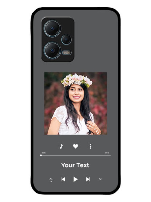 Custom Xiaomi Redmi Note 12 5G Custom Glass Mobile Case - Play The Music Design