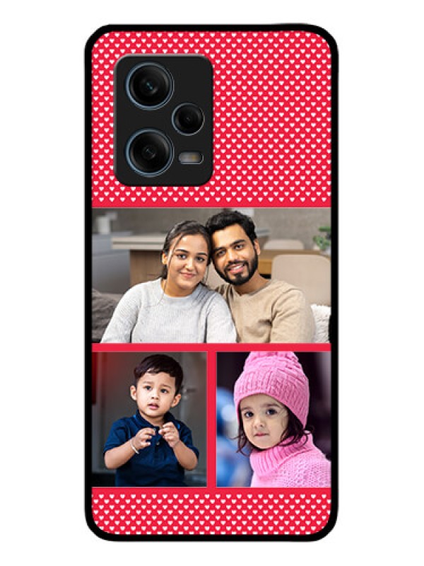 Custom Xiaomi Redmi Note 12 Pro 5G Personalized Glass Phone Case - Bulk Pic Upload Design