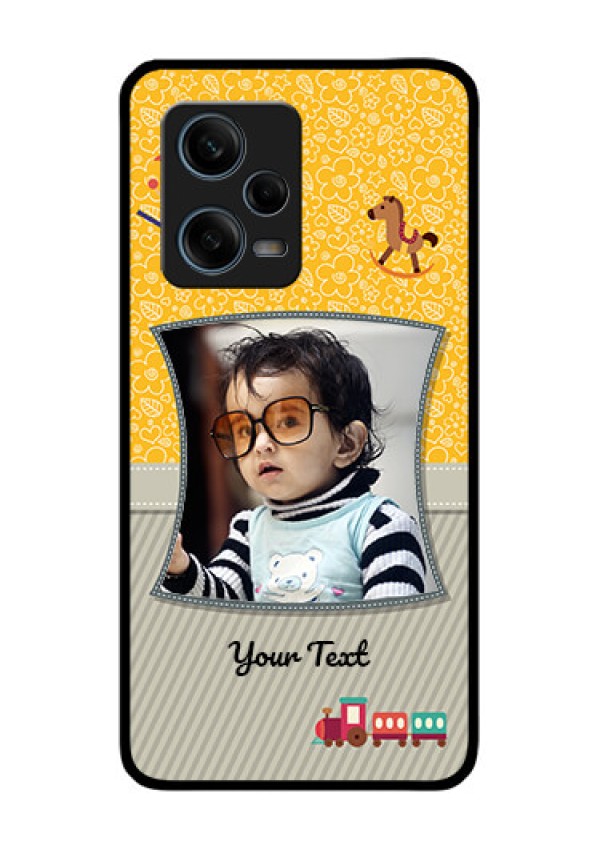 Xiaomi Redmi Note 12 Pro 5G Personalized Glass Phone Case - Baby Picture Upload Design