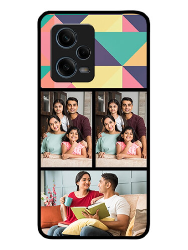 Custom Xiaomi Redmi Note 12 Pro 5G Custom Glass Phone Case - Bulk Pic Upload Design