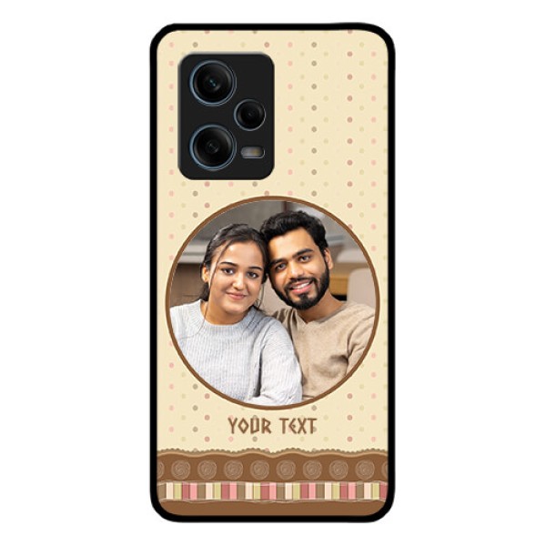 Xiaomi Redmi Note 12 Pro 5G Custom Glass Mobile Case - Brown Dotted Mobile Case Design Xiaomi Redmi Note 12 Pro 5G Custom Glass Mobile Case - Brown Dotted Mobile Case Design