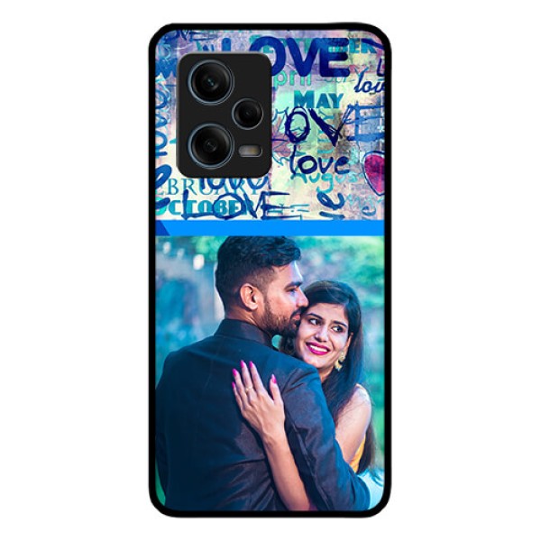 Xiaomi Redmi Note 12 Pro 5G Custom Glass Mobile Case - Colorful Love Design Xiaomi Redmi Note 12 Pro 5G Custom Glass Mobile Case - Colorful Love Design