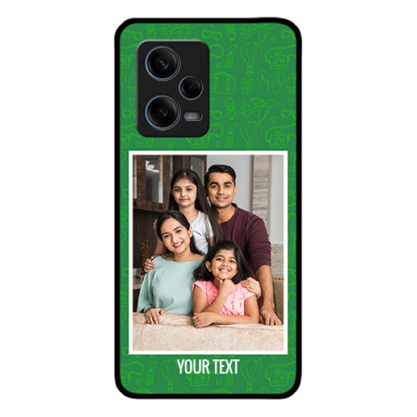 Xiaomi Redmi Note 12 Pro 5G Personalized Glass Phone Case - Picture Upload Design Xiaomi Redmi Note 12 Pro 5G Personalized Glass Phone Case - Picture Upload Design