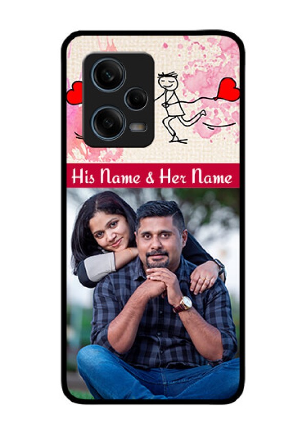 Xiaomi Redmi Note 12 Pro 5G Photo Printing on Glass Case - You and Me Case Design