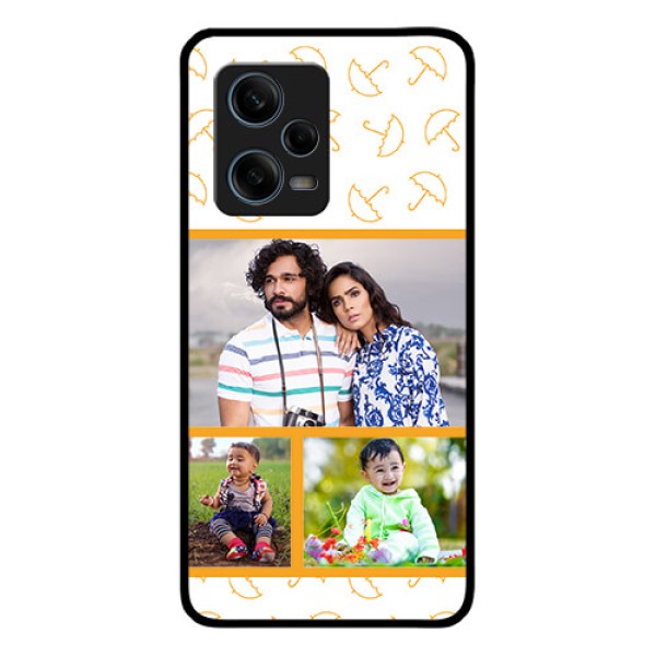 Xiaomi Redmi Note 12 Pro 5G Custom Glass Mobile Case - Yellow Pattern Design Xiaomi Redmi Note 12 Pro 5G Custom Glass Mobile Case - Yellow Pattern Design