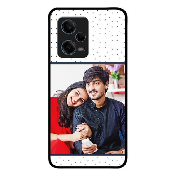 Xiaomi Redmi Note 12 Pro 5G Personalized Glass Phone Case - Premium Dot Design
