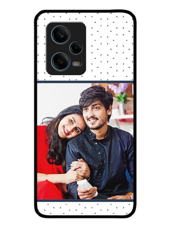 Custom Xiaomi Redmi Note 12 Pro 5G Personalized Glass Phone Case - Premium Dot Design