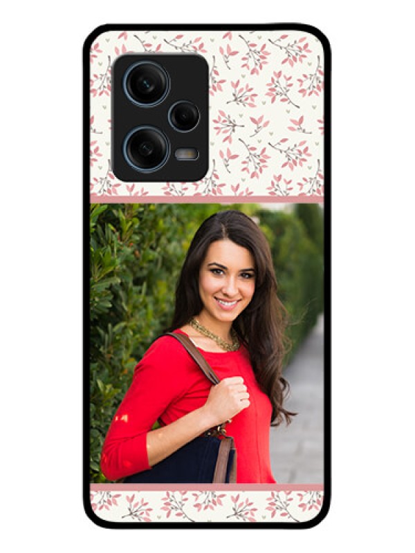 Custom Xiaomi Redmi Note 12 Pro 5G Custom Glass Phone Case - Premium Floral Design