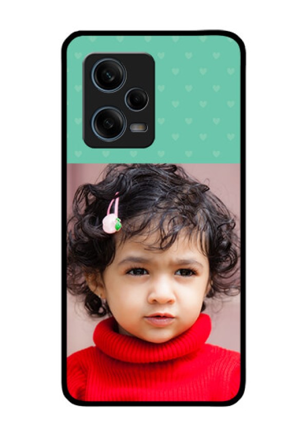 Xiaomi Redmi Note 12 Pro 5G Custom Glass Phone Case - Lovers Picture Design