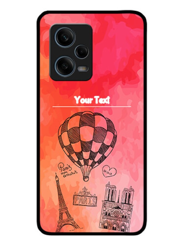 Custom Xiaomi Redmi Note 12 Pro 5G Custom Glass Phone Case - Paris Theme Design
