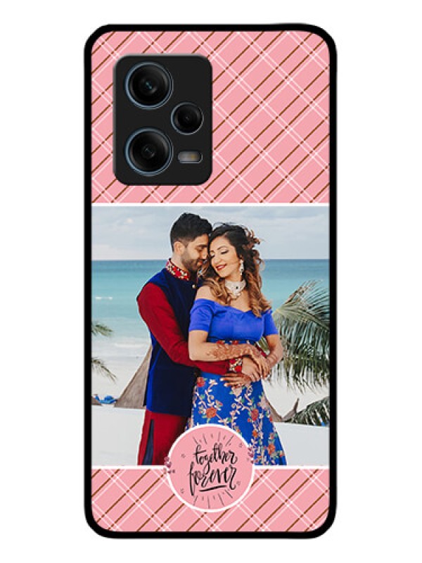 Custom Xiaomi Redmi Note 12 Pro 5G Personalized Glass Phone Case - Together Forever Design