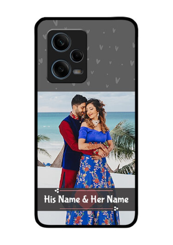 Xiaomi Redmi Note 12 Pro 5G Custom Glass Mobile Case - Buy Love Design with Photo Online