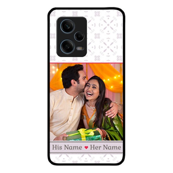 Xiaomi Redmi Note 12 Pro 5G Custom Glass Mobile Case - with Photo and Ethnic Design Xiaomi Redmi Note 12 Pro 5G Custom Glass Mobile Case - with Photo and Ethnic Design