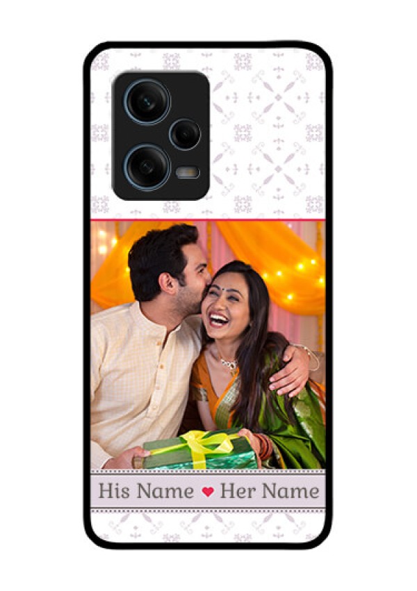 Xiaomi Redmi Note 12 Pro 5G Custom Glass Mobile Case - with Photo and Ethnic Design