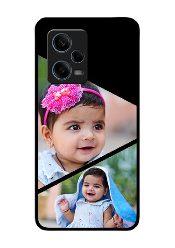 Xiaomi Redmi Note 12 Pro 5G Custom Glass Phone Case - Semi Cut Design