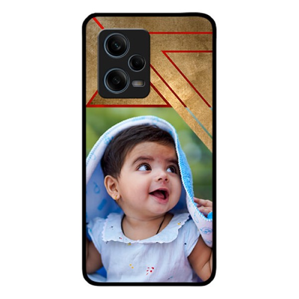 Xiaomi Redmi Note 12 Pro 5G Personalized Glass Phone Case - Gradient Abstract Texture Design Xiaomi Redmi Note 12 Pro 5G Personalized Glass Phone Case - Gradient Abstract Texture Design