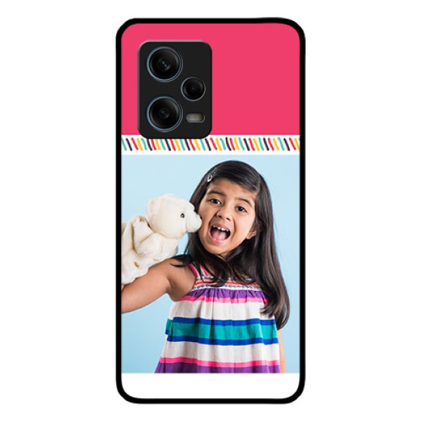 Xiaomi Redmi Note 12 Pro 5G Personalized Glass Phone Case - Line art design Xiaomi Redmi Note 12 Pro 5G Personalized Glass Phone Case - Line art design
