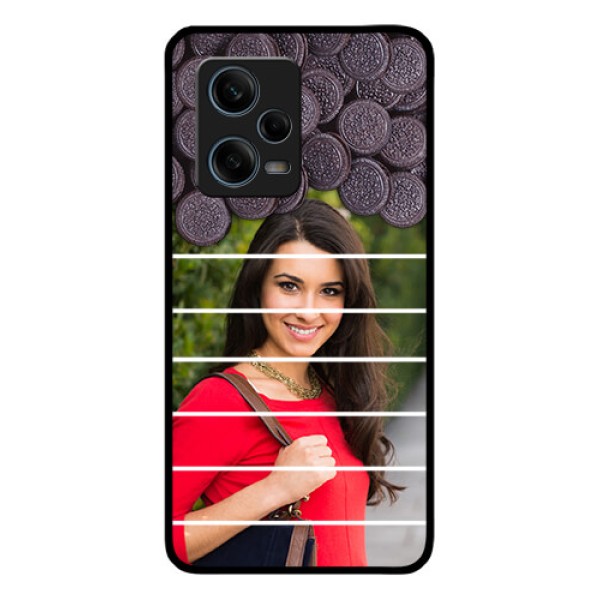 Xiaomi Redmi Note 12 Pro 5G Custom Glass Phone Case - with Oreo Biscuit Design Xiaomi Redmi Note 12 Pro 5G Custom Glass Phone Case - with Oreo Biscuit Design