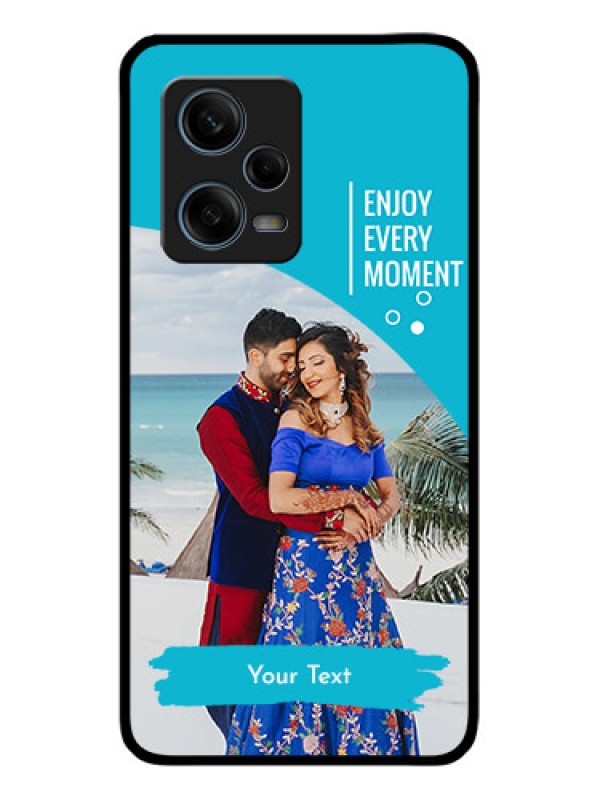 Custom Xiaomi Redmi Note 12 Pro 5G Custom Glass Mobile Case - Happy Moment Design