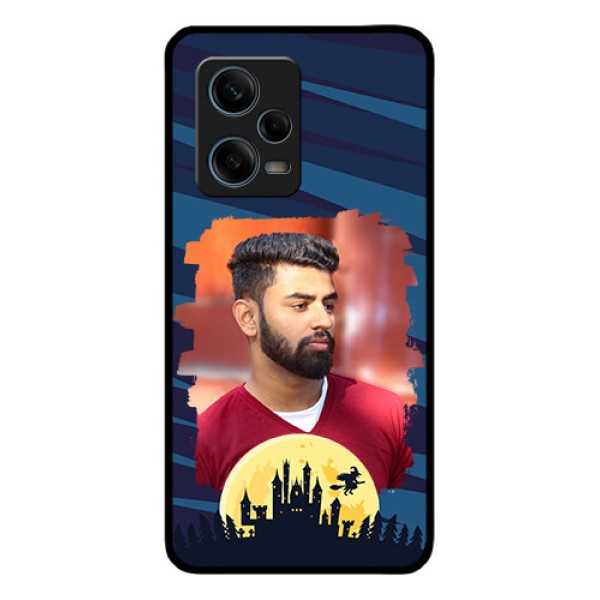 Xiaomi Redmi Note 12 Pro 5G Photo Printing on Glass Case - Halloween Witch Design Xiaomi Redmi Note 12 Pro 5G Photo Printing on Glass Case - Halloween Witch Design