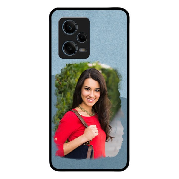 Xiaomi Redmi Note 12 Pro 5G Custom Glass Mobile Case - Grunge Line Art Design