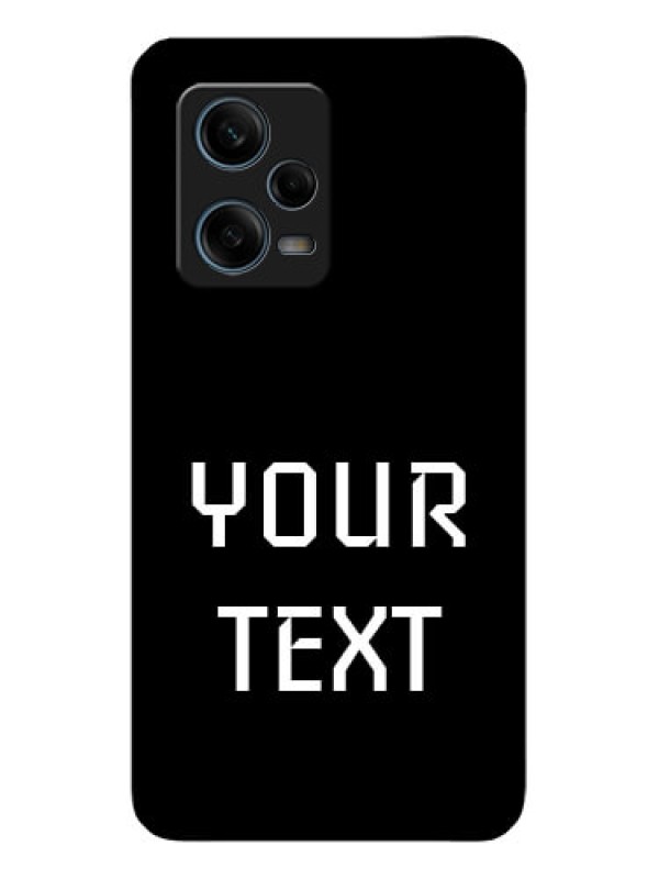 Custom Xiaomi Redmi Note 12 Pro 5G Your Name on Glass Phone Case