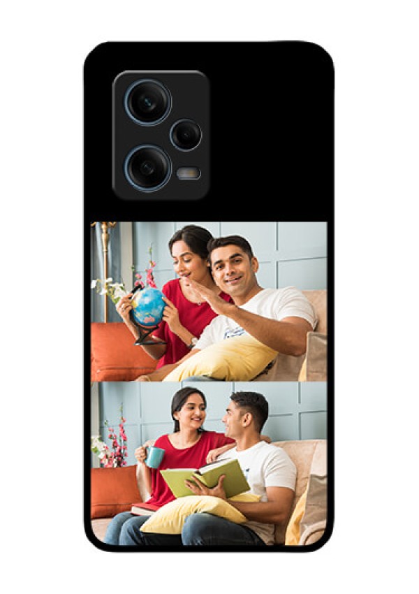 Xiaomi Redmi Note 12 Pro 5G 2 Images on Glass Phone Cover