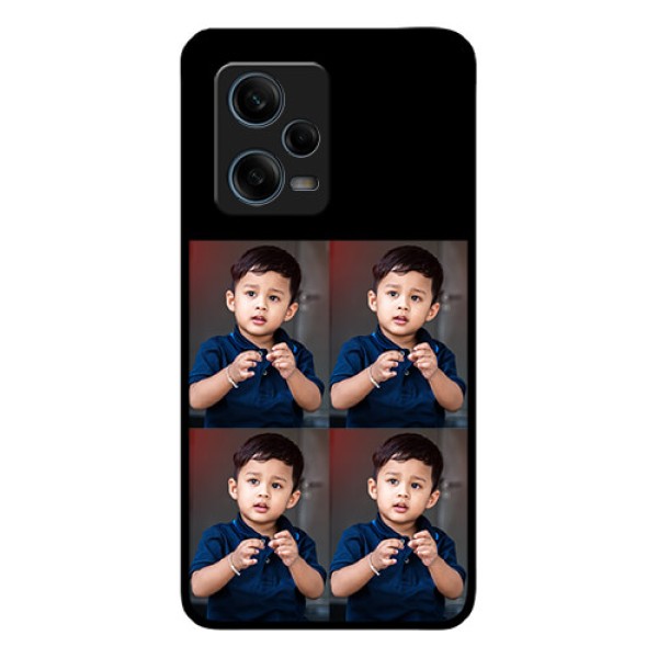 Xiaomi Redmi Note 12 Pro 5G 4 Image Holder on Glass Mobile Cover