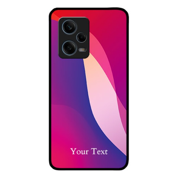 Xiaomi Redmi Note 12 Pro 5G Personalized Glass Phone Case - Digital abstract Overlap Design Xiaomi Redmi Note 12 Pro 5G Personalized Glass Phone Case - Digital abstract Overlap Design
