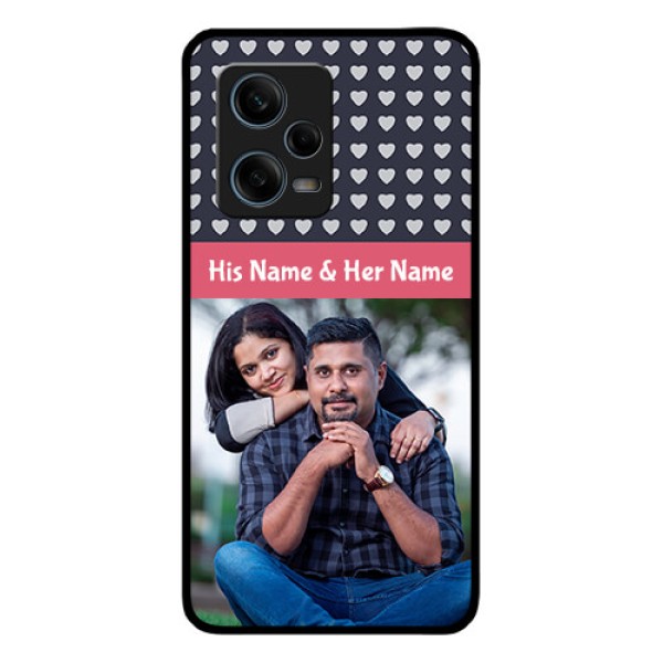 Xiaomi Redmi Note 12 Pro Plus 5G Custom Glass Mobile Case - Love Symbols Design Xiaomi Redmi Note 12 Pro Plus 5G Custom Glass Mobile Case - Love Symbols Design
