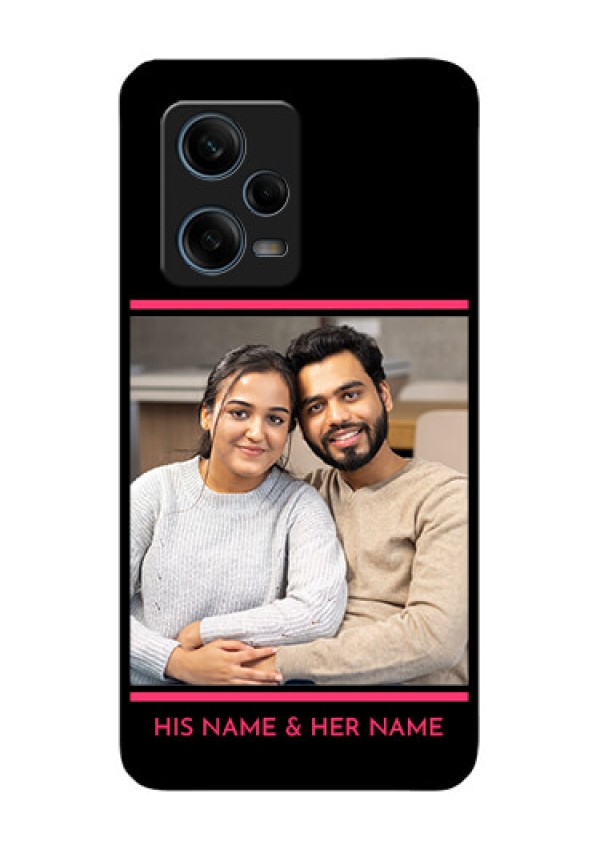 Xiaomi Redmi Note 12 Pro Plus 5G Custom Glass Mobile Case - with Add Text Design