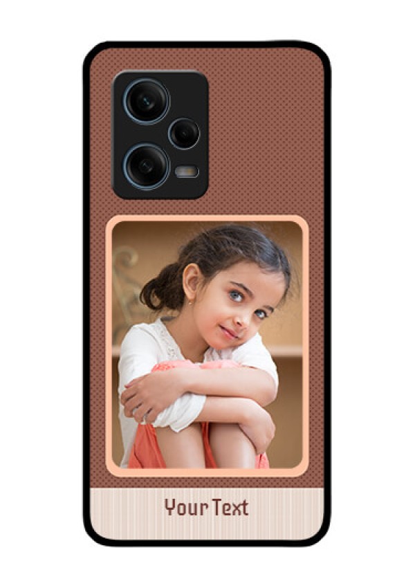 Xiaomi Redmi Note 12 Pro Plus 5G Custom Glass Phone Case - Simple Pic Upload Design