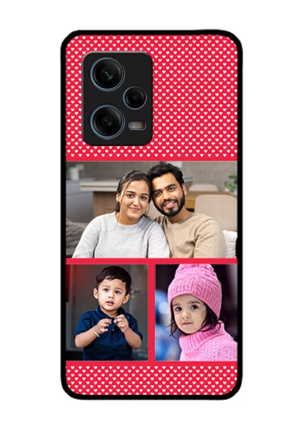 Xiaomi Redmi Note 12 Pro Plus 5G Personalized Glass Phone Case - Bulk Pic Upload Design