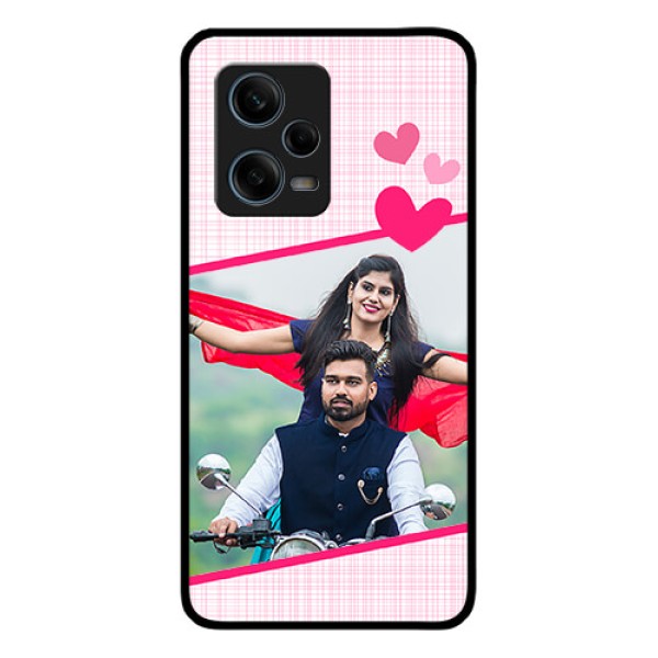 Xiaomi Redmi Note 12 Pro Plus 5G Custom Glass Phone Case - Love Shape Heart Design Xiaomi Redmi Note 12 Pro Plus 5G Custom Glass Phone Case - Love Shape Heart Design